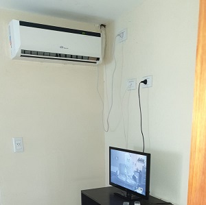 Tv led y aire acondicionado